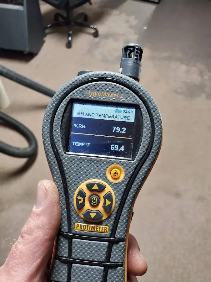 Moisture meter humidity assessment for Mold Remediation & Removal in Edgemere